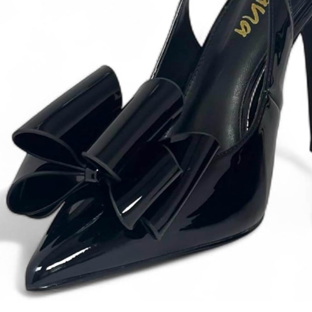 Elegant Black Women's Heels Size 9 - Picture 2 of 12